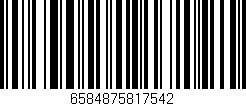 Código de barras (EAN, GTIN, SKU, ISBN): '6584875817542'