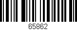 Código de barras (EAN, GTIN, SKU, ISBN): '65862'