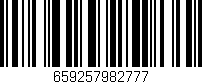 Código de barras (EAN, GTIN, SKU, ISBN): '659257982777'