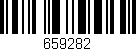 Código de barras (EAN, GTIN, SKU, ISBN): '659282'
