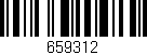 Código de barras (EAN, GTIN, SKU, ISBN): '659312'