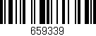 Código de barras (EAN, GTIN, SKU, ISBN): '659339'