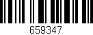 Código de barras (EAN, GTIN, SKU, ISBN): '659347'