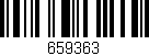 Código de barras (EAN, GTIN, SKU, ISBN): '659363'
