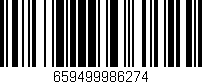 Código de barras (EAN, GTIN, SKU, ISBN): '659499986274'