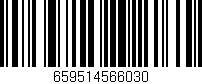 Código de barras (EAN, GTIN, SKU, ISBN): '659514566030'