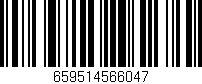 Código de barras (EAN, GTIN, SKU, ISBN): '659514566047'