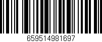 Código de barras (EAN, GTIN, SKU, ISBN): '659514981697'