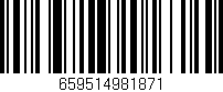 Código de barras (EAN, GTIN, SKU, ISBN): '659514981871'