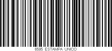 Código de barras (EAN, GTIN, SKU, ISBN): '6595/ESTAMPA_UNICO'
