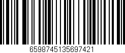 Código de barras (EAN, GTIN, SKU, ISBN): '6598745135697421'