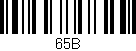 Código de barras (EAN, GTIN, SKU, ISBN): '65B'