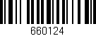 Código de barras (EAN, GTIN, SKU, ISBN): '660124'