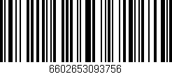 Código de barras (EAN, GTIN, SKU, ISBN): '6602653093756'