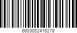 Código de barras (EAN, GTIN, SKU, ISBN): '6603052418218'