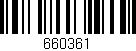 Código de barras (EAN, GTIN, SKU, ISBN): '660361'