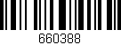 Código de barras (EAN, GTIN, SKU, ISBN): '660388'