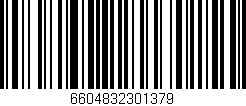 Código de barras (EAN, GTIN, SKU, ISBN): '6604832301379'
