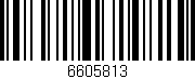 Código de barras (EAN, GTIN, SKU, ISBN): '6605813'