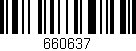Código de barras (EAN, GTIN, SKU, ISBN): '660637'