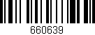 Código de barras (EAN, GTIN, SKU, ISBN): '660639'