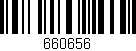 Código de barras (EAN, GTIN, SKU, ISBN): '660656'