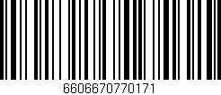 Código de barras (EAN, GTIN, SKU, ISBN): '6606670770171'