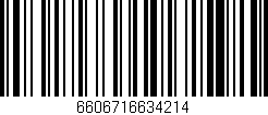 Código de barras (EAN, GTIN, SKU, ISBN): '6606716634214'