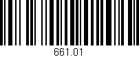 Código de barras (EAN, GTIN, SKU, ISBN): '661.01'