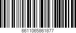 Código de barras (EAN, GTIN, SKU, ISBN): '6611065861877'