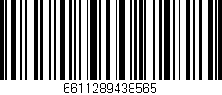 Código de barras (EAN, GTIN, SKU, ISBN): '6611289438565'