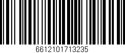 Código de barras (EAN, GTIN, SKU, ISBN): '6612101713235'
