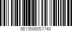 Código de barras (EAN, GTIN, SKU, ISBN): '6613506057740'