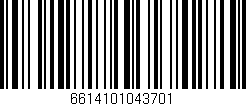 Código de barras (EAN, GTIN, SKU, ISBN): '6614101043701'