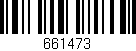 Código de barras (EAN, GTIN, SKU, ISBN): '661473'