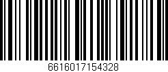 Código de barras (EAN, GTIN, SKU, ISBN): '6616017154328'