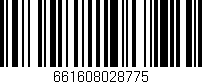 Código de barras (EAN, GTIN, SKU, ISBN): '661608028775'