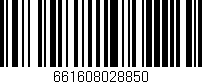 Código de barras (EAN, GTIN, SKU, ISBN): '661608028850'