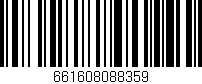 Código de barras (EAN, GTIN, SKU, ISBN): '661608088359'