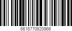 Código de barras (EAN, GTIN, SKU, ISBN): '6616770820966'