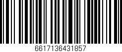 Código de barras (EAN, GTIN, SKU, ISBN): '6617136431857'