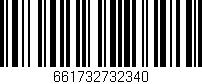 Código de barras (EAN, GTIN, SKU, ISBN): '661732732340'