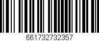 Código de barras (EAN, GTIN, SKU, ISBN): '661732732357'