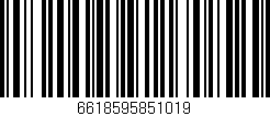 Código de barras (EAN, GTIN, SKU, ISBN): '6618595851019'