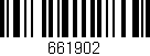 Código de barras (EAN, GTIN, SKU, ISBN): '661902'