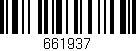 Código de barras (EAN, GTIN, SKU, ISBN): '661937'
