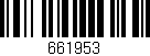 Código de barras (EAN, GTIN, SKU, ISBN): '661953'