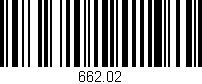 Código de barras (EAN, GTIN, SKU, ISBN): '662.02'