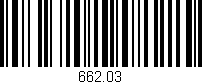 Código de barras (EAN, GTIN, SKU, ISBN): '662.03'