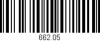 Código de barras (EAN, GTIN, SKU, ISBN): '662.05'